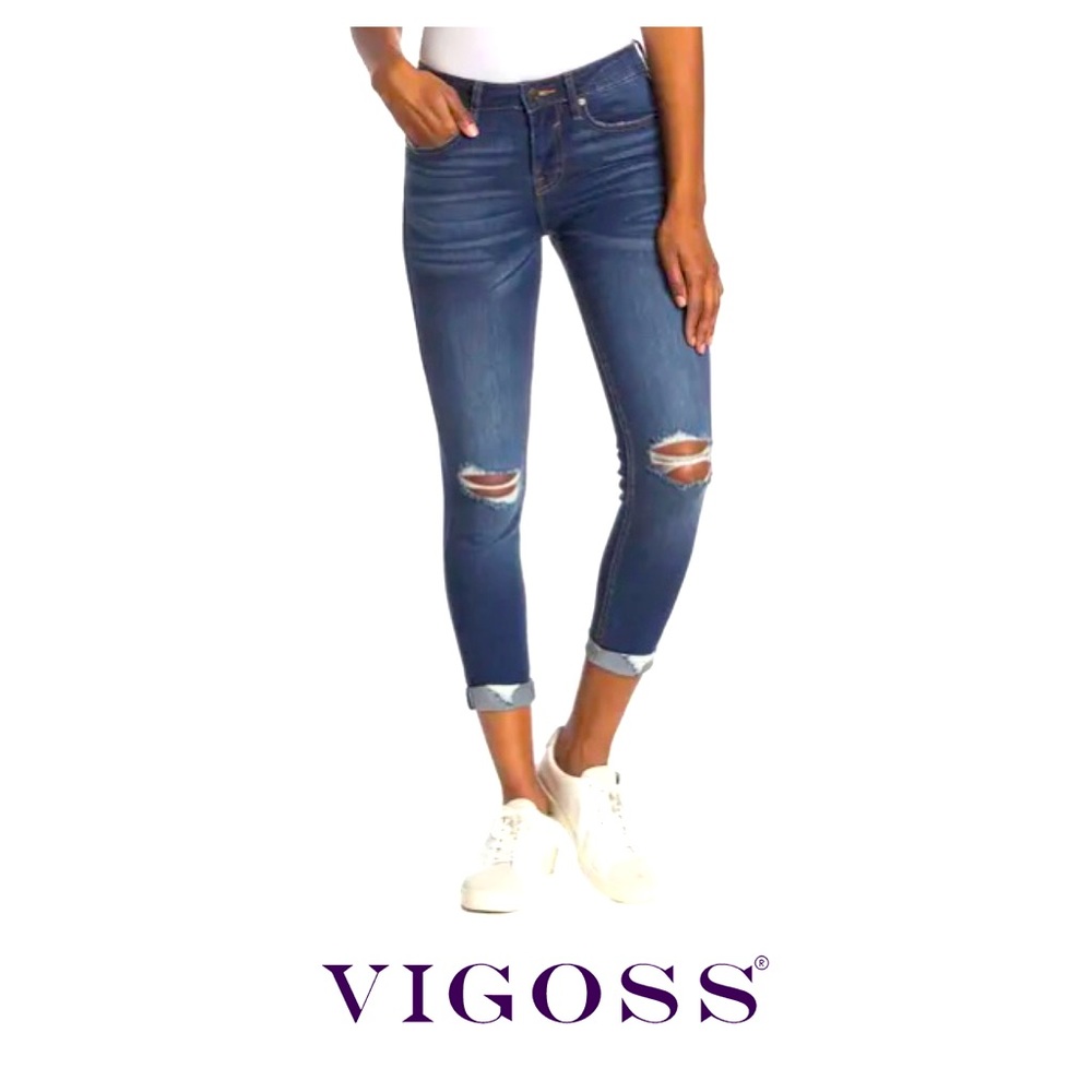 Vigoss the Thompson Tomboy Distressed Jeans